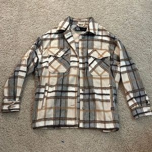 ZARA Plaid flannel shacket